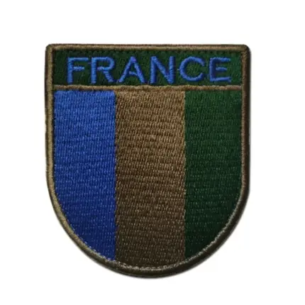 Patch Militaire – Écusson France tricolore camouflage vert - Kf sccb f a fb a a ffa c - Airsoft Gear Shop